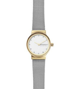 �X�J�[�Q�� ���f�B�[�X �A�N�Z�T���[ �r���v ���b�V�� Skagen Freja Analog Mesh Bracelet Watch Two Tone
