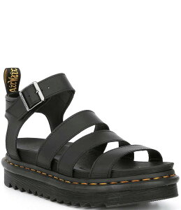 hN^[}[` fB[X V[Y T_ vbgtH[ Dr. Martens Women's Blaire Hydro Platform Sandals Black ubN