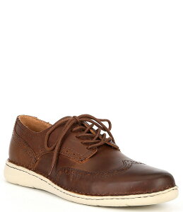 {[ Y V[Y hXV[Y IbNXtH[h Born Men's Tobias Wing Tip Oxfords Dark Brown Pyramid uE