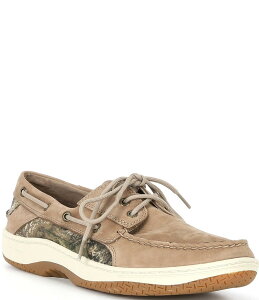 yz Xy[ Y hXV[Y V[Y Men's Realtree Billfish 3-Eye Camo Boat Shoes Olive/Camo