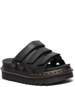 hN^[}[` fB[X V[Y T_ U[ Dr. Martens Women's Raine Leather Slide Sandals Black ubN