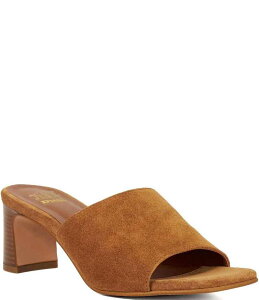 f[h fB[X V[Y T_ XG[h Dune London Jule Suede Banded Slip On Slide Sandals Tan ^
