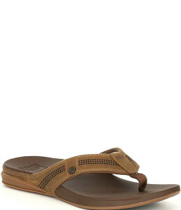���[�t �����Y �V���[�Y �T���_�� Reef Men's Cushion Lux Flip-Flops Light Brown �u���E��