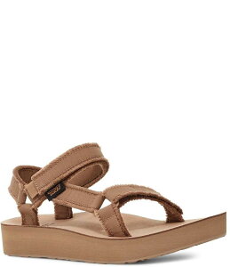 �e�o ���f�B�[�X �V���[�Y �T���_�� Teva Women's Midform Universal Canvas Sandals Tigers Eye �A�j�}��