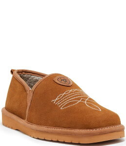 AAg Y V[Y T_ XG[h Ariat Men's Lasso Suede Slippers Chestnut