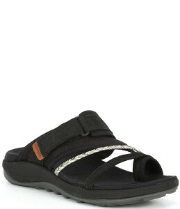  fB[X V[Y T_ Black Merrell Women's Terran 4 Post Toe Loop Sandals