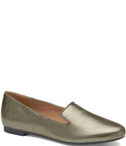 WXgAh}[tB[ fB[X V[Y Xb|E[t@[ U[ [t@[ Johnston & Murphy Women's Delanie Leather Loafers Bronze Metallic ^bN