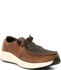yz AAg Y Xb|E[t@[ V[Y Men's Buckeye Leather Slip On Sneakers Toasty Tan/Beige Elephant Print