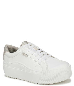 hN^[EV[ fB[X V[Y Xj[J[ vbgtH[ Dr. Scholl's Time Off Max Platform Sneakers White/Gold zCg