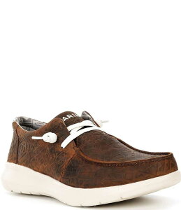 AAg Y V[Y Xb|E[t@[ Xj[J[ Ariat Men's Hilo Blanket Embossed Slip On Sneakers Mahogany
