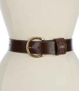 �T���G�f���}�� ���f�B�[�X �A�N�Z�T���[ �x���g Sam Edelman 40mm Oval Prong Belt Brown �u���E��