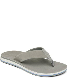 [t Y V[Y T_ XG[h Reef Men's Ojai Classic Suede Flip Flops Grey O[