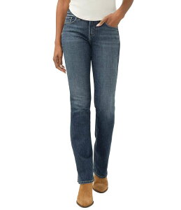 �V���o�[ �W�[���Y ���f�B�[�X �{�g���X �f�j���p���c �X�����t�B�b�g �u�[�c�J�b�g �u�[�c Silver Jeans Co. Suki Mid Rise Slim Fit Bootcut Curvy Jeans Beats