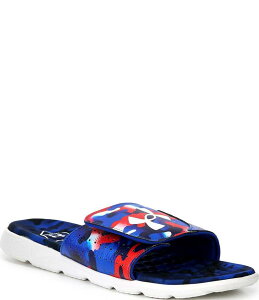 yz A_[A[}[ Y T_ V[Y Men's Ignite Pro Freedom Slides White/Team Royal/White