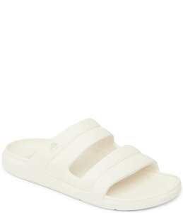 yz [t Y T_ V[Y Men's Oasis Two-Bar EVA Slide Sandals Vintage White
