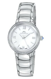 【送料無料】 ポルサモンブリュー レディース 腕時計 アクセサリー Luna Bracelet Watch, 34mm SILVER & WHITE