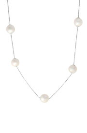【送料無料】 エフィー レディース ネックレス・チョーカー アクセサリー Sterling Silver & 11-12mm Freshwater Pearl Necklace WHITE
