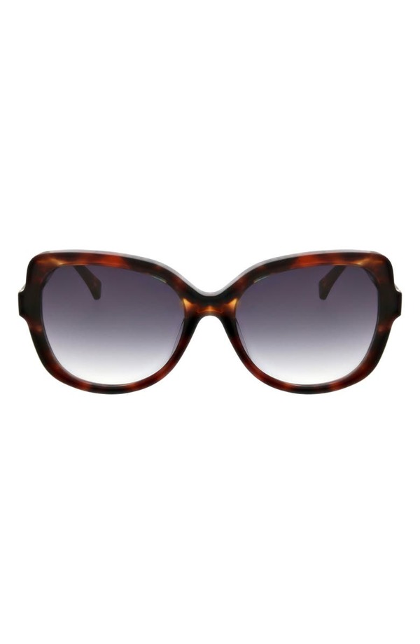 【送料無料】 オスカー デ ラ レンタ レディース サングラス・アイウェア アクセサリー 54mm Butterfly Sunglasses BLUE DEMI