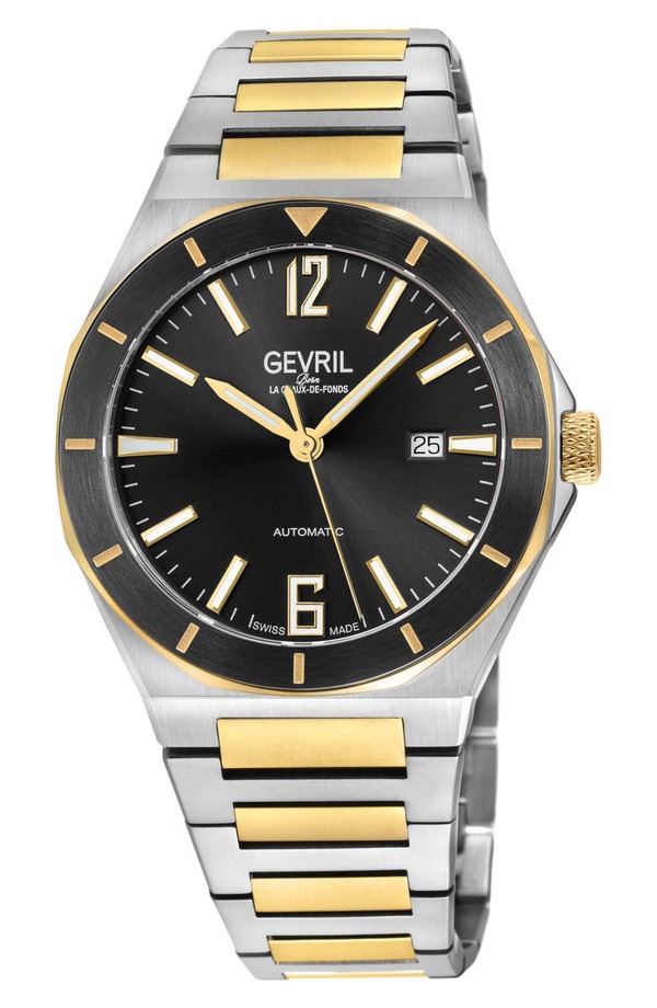 【送料無料】 ジェビル メンズ ブレスレット・バングル・アンクレット アクセサリー High Line Two-Tone Swiss Automatic Bracelet Watch 43mm TWO TONEのサムネイル