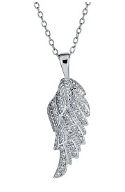 【送料無料】 ブリング レディース ネックレス・チョーカー・ペンダントトップ アクセサリー Sterling Silver CZ Virtuous Necklace Z/DNUSILVER