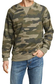 【送料無料】 ラッキーブランド メンズ パーカー・スウェット アウター Camo Print Pullover CAMO