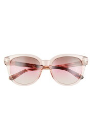 【送料無料】 トム・フォード レディース サングラス・アイウェア アクセサリー Olivia 54mm Gradient Round Sunglasses PINK BROWN