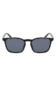 【送料無料】 コールハーン メンズ サングラス・アイウェア アクセサリー 54mm Plastic Square Polarized Sunglasses BLACK