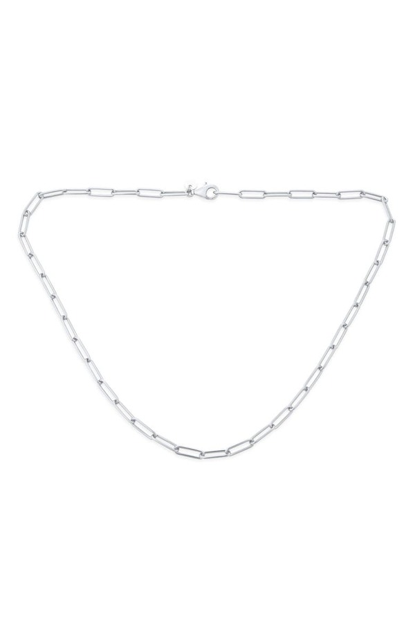 【送料無料】 ブリング レディース ネックレス・チョーカー・ペンダントトップ アクセサリー Paper Clip Chain Necklace SILVER：ReVida