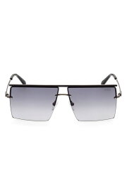 【送料無料】 エミリオ・プッチ メンズ サングラス・アイウェア アクセサリー 62mm Gradient Oversize Square Sunglasses BLACK/ OTHER / GRADIENT SMOKE