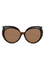 【送料無料】 バレンシアガ レディース サングラス・アイウェア アクセサリー 56mm Balenciaga Fashion Sunglasses HAVANA BLACK BROWN