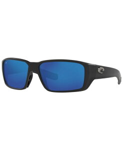 コスタデルマール メンズ サングラス・アイウェア アクセサリー Polarized BLACKFIN PRO Sunglasses 6S9078 60 11 MATTE BLACK/BLUE MIRROR 580G