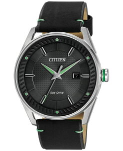 V`Y Y ANZT[ rv U[ Citizen Drive from Eco-Drive Men's Black Leather Strap Watch 42mm BM6980-08E