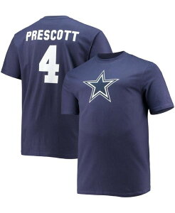 �t�@�i�e�B�N�X �����Y �g�b�v�X T�V���c �g�[�� �V���c Fanatics Men's Big and Tall Dak Prescott Navy Dallas Cowboys Player Name Number T-shirt Navy �l�C�r�[