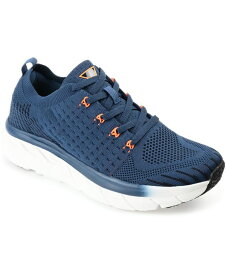 バンス メンズ スニーカー シューズ Men's Curry Knit Walking Sneakers Blue