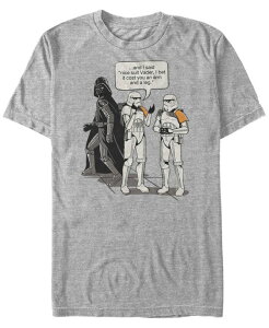 �t�B�t�X�T�� �����Y �g�b�v�X T�V���c Fifth Sun Star Wars Men's Classic Nice Suit Darth Vader Comic Humor Short Sleeve T-Shirt Gray �O���[