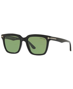 gEtH[h Y ANZT[ TOXEACEFA Tom Ford Sunglasses FT0646 53 BLACK SHINY / GREEN