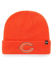 47ブランド メンズ 帽子 アクセサリー Men's '47 Orange Chicago Bears Secondary Basic Cuffed Knit Hat Orange