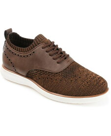 バンス メンズ ドレスシューズ シューズ Men's Waller Knit Casual Dress Shoes Brown