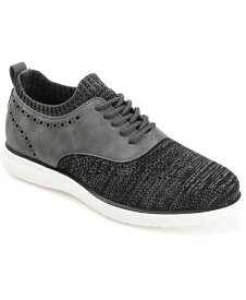 バンス メンズ ドレスシューズ シューズ Men's Waller Knit Casual Dress Shoes Gray