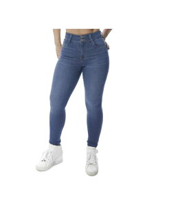 �h�[���n�E�X ���f�B�[�X �{�g���X �f�j���p���c �W�[���Y Dollhouse Curvy High Rise Double Button Skinny Jeans Loma Wash