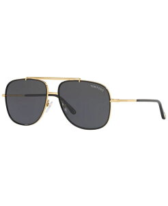 gEtH[h Y TOXEACEFA ANZT[ Sunglasses, FT0693 58 GOLD SHINY/GREY