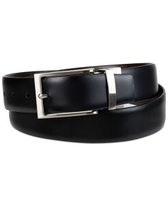 �J���o���N���C�� �����Y �A�N�Z�T���[ �x���g Calvin Klein Men �f s Two-In-One Feather Edge Reversible Dress Belt Black/Brown �u���b�N