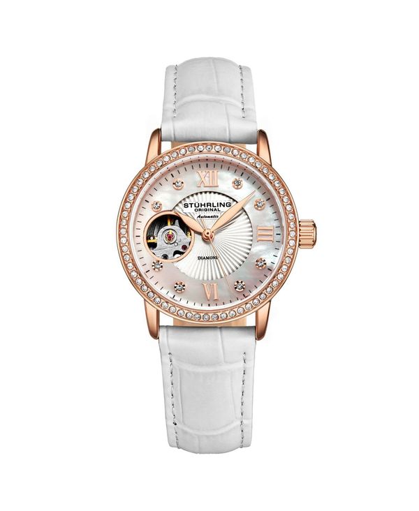 送料無料 サイズ交換無料 ストゥーリング レディース アクセサリー 楽天1位 腕時計 季節のおすすめ商品 Watch Leather Strap 34mm Women's White