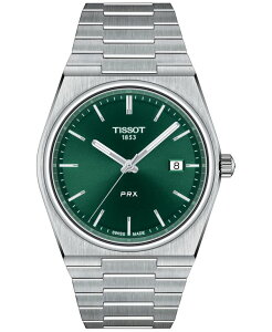 eB\bg Y ANZT[ rv TVc Tissot Men's PRX Silver-Tone Stainless Steel Bracelet Watch 40mm Silver Vo[