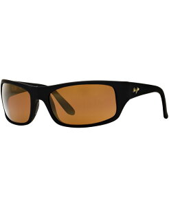 }ECW Y TOXEACEFA ANZT[ PEAHI Polarized Sunglasses , 202 Black/Brown