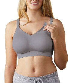 ブラヴァド デザイン レディース ブラジャー アンダーウェア Body Silk Seamless Full Cup Nursing Bra Silver