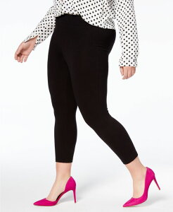 �q���[ ���f�B�[�X �{�g���X ���M���X �v���X�T�C�Y �L���b�v Hue Women's Plus Capri Leggings Black �u���b�N