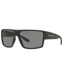 �l�C�e�B�u�A�C�E�F�A �����Y �A�N�Z�T���[ �T���O���X�E�A�C�E�F�A Native Eyewear Native Men's Polarized Sunglasses XD9013 MATTE BLACK/GREY �u���b�N