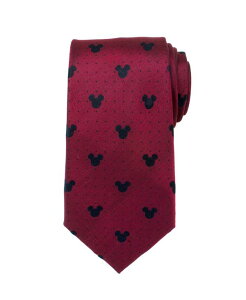 fBYj[ Y ANZT[ lN^C Disney Mickey Mouse Pin Dot Men's Tie Red bh