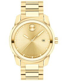 モバド メンズ 腕時計 アクセサリー Men's Swiss Bold Verso Gold Ion-Plated Steel Bracelet Watch 42mm Gold